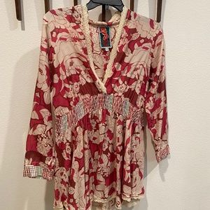 Johnny Was silk blouse